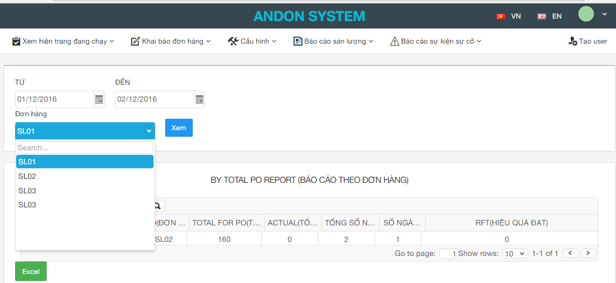 PHẦN MỀM QUẢN LÝ ANDON 8