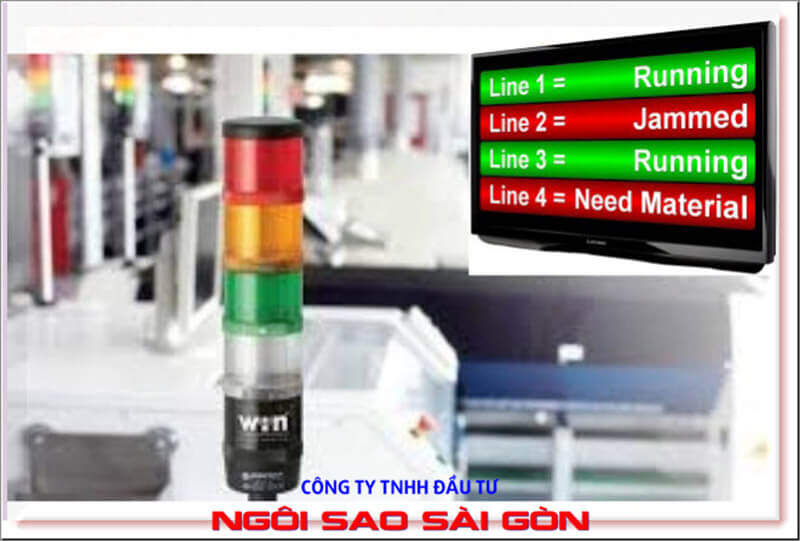 đèn tháp trong andon system